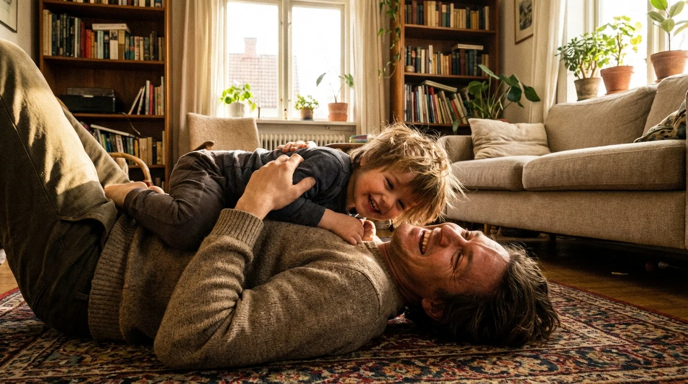 Parent and child bonding during screen-free downtime