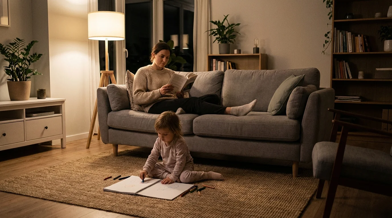 Calm after-school routine without screens